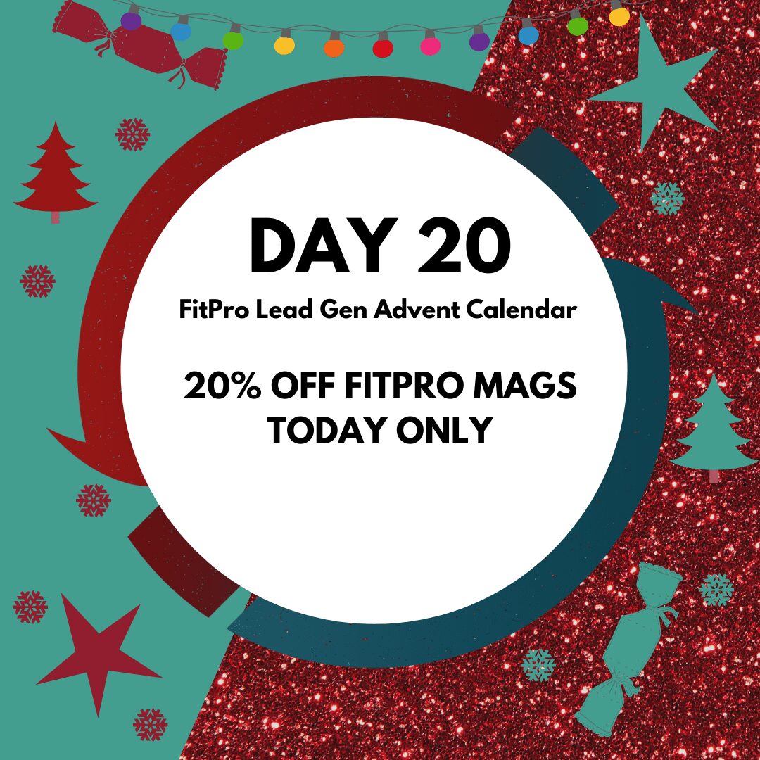 FitPro Advent: Day 20 – 20% off FitPro Mags Today Only